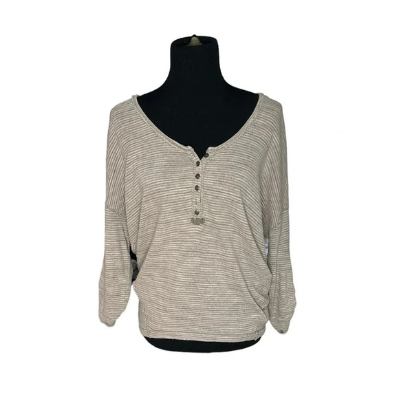 Free People We The Free Beach Haven Henley Tee - Picture 2 of 9